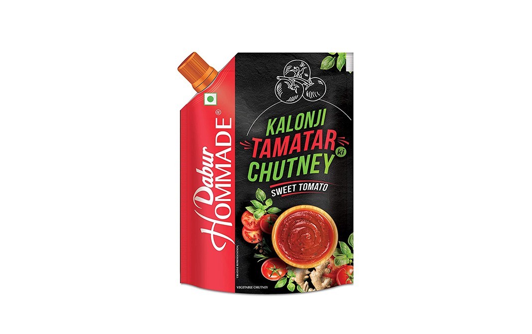 Dabur Homemade Kalonji Tamatar Chutney Sweet Tomato   Pouch  200 grams